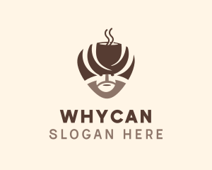 Head - Coffee Cup Turban logo design