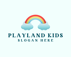 Pride Rainbow Cloud logo design