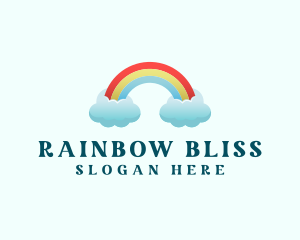 Pride Rainbow Cloud logo design