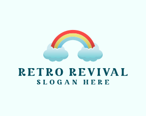 Pride Rainbow Cloud logo design