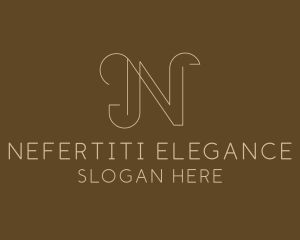 Elegant Business Letter N logo design