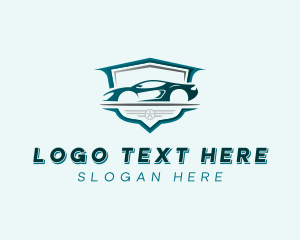 Racing Car Vehicle Logo