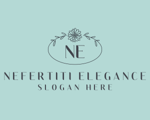 Natural Flower Boutique logo design