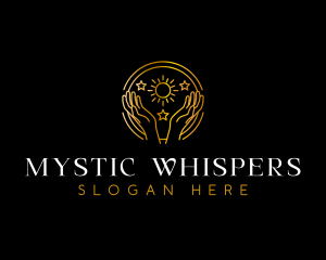 Occult - Astrology Hand Wellness logo design