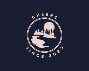 Moon River Forest logo design