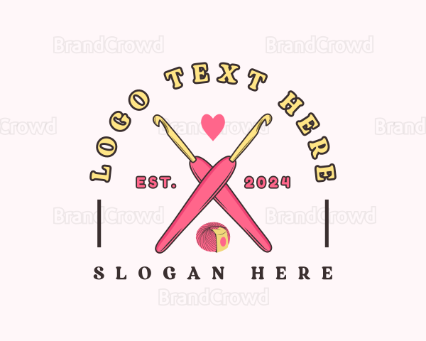 Crafting Crochet Hook Logo