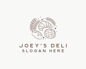 Wheat Bread Pastry logo design