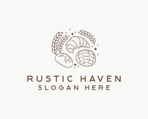 Wheat Bread Pastry logo design