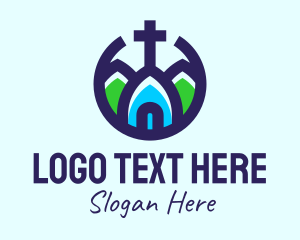 Church - Christian Church Religion logo design