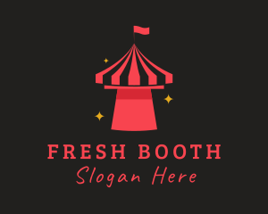 Booth - Entertainment Circus Funfair logo design