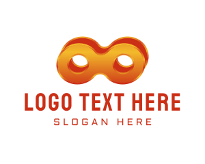Gradient - Bike Chain Loop logo design