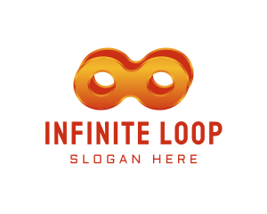 Loop - Bike Chain Loop logo design