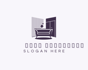 Interior Sofa Furniture logo design