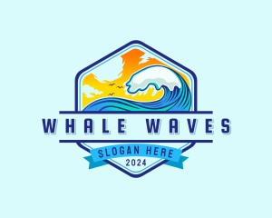 Wave Surf Club logo design