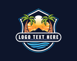 Travel - Travel Beach Island logo design