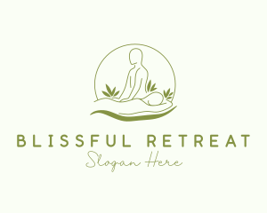 Natural Body Massage Therapy logo design