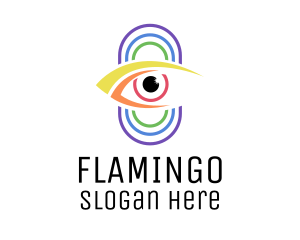 Multicolor Eye Surveillance Logo