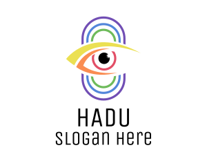 Multicolor Eye Surveillance Logo