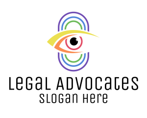 Multicolor Eye Surveillance Logo