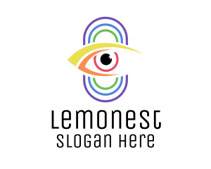 Multicolor Eye Surveillance Logo