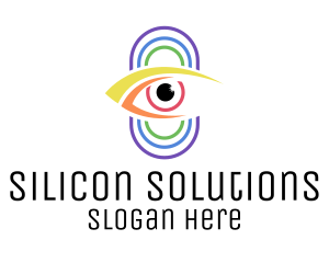 Multicolor Eye Surveillance Logo