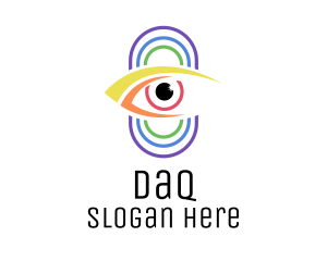 Multicolor Eye Surveillance Logo