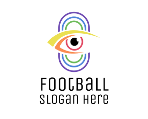 Multicolor Eye Surveillance Logo