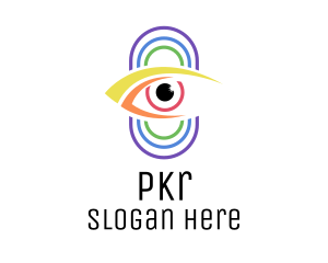 Multicolor Eye Surveillance Logo