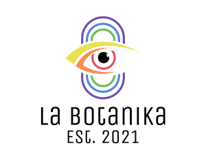 Ophthalmologist - Multicolor Eye Surveillance logo design