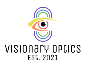Optometry - Multicolor Eye Surveillance logo design