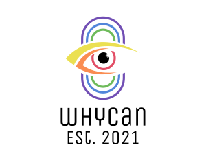 Optometrist - Multicolor Eye Surveillance logo design