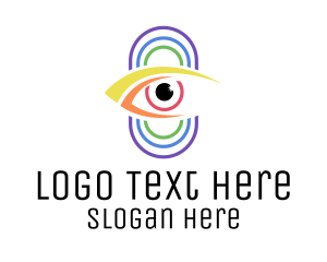 Multicolor Eye Surveillance Logo