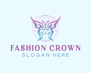 Butterfly Fashion Beauty logo design