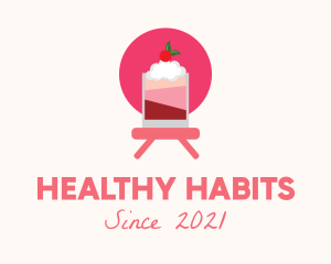 Pink Berry Parfait logo design