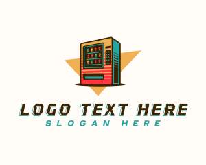 Portable - Drink Vending Machine logo design