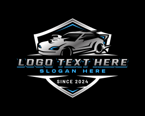 Sedan - Racing Car Automotive logo design