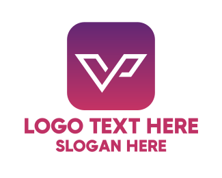 Letter V App Logo