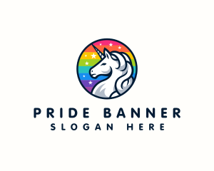  Mythical Creature Unicorn logo design