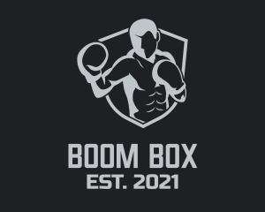 Boxing Gym Trainer logo design