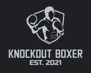 Boxing Gym Trainer logo design