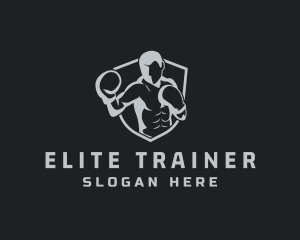 Boxing Gym Trainer logo design