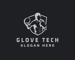 Boxing Gym Trainer logo design