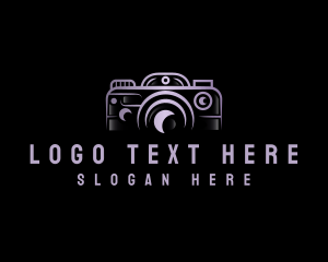Video Camera - Camera Lens Photography logo design