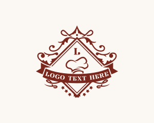 Lettermark - Chef Gourmet Bistro logo design
