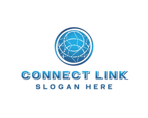 Digital Network Link logo design