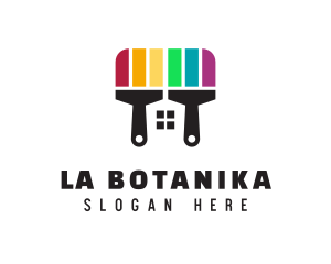 Rainbow Paint House Logo