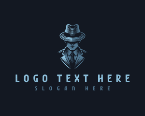 Mobster - Detective Spy Sleuth logo design