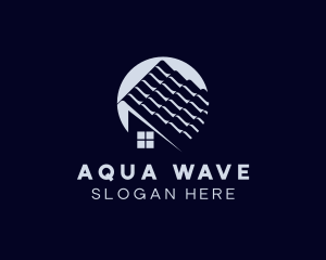 Roof Wave Tiles logo design