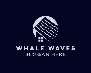 Roof Wave Tiles logo design