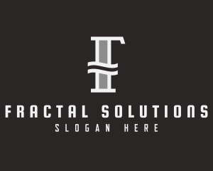 Industrial Letter F logo design